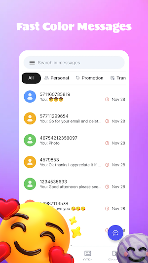 Fast Color Messages Screenshot 0
