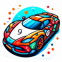 Car coloring by number