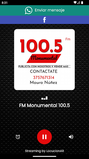 FM Monumental 100.5 Screenshot 0