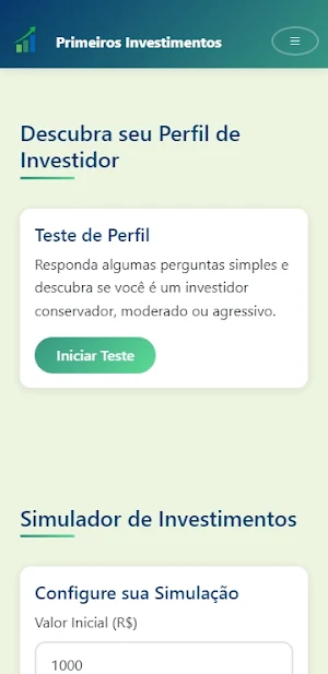 Guia de Investimento Simples Screenshot 1