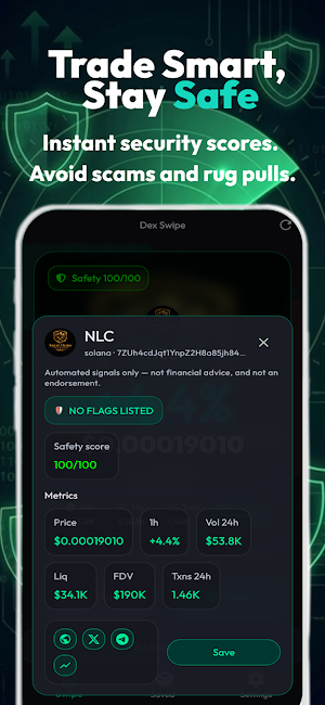 Dex Swipe Screenshot 1