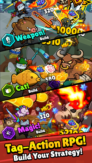 Meow Knights: Idle RPG Screenshot 3