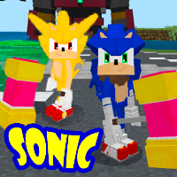 Sonic mod for Minecraft