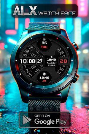 ALX05 Disk Watch Face Screenshot 0