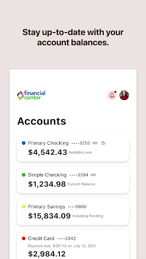 Financial Center Screenshot 1