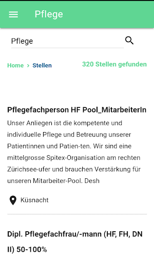 Swiss Medi-Jobs Screenshot 1