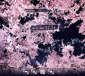 Theme-Sakura Night Fantasy- Screenshot 0