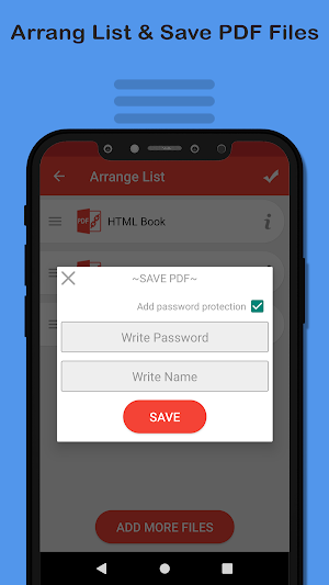 Combine PDF: Lock/Unlock PDF Screenshot 2
