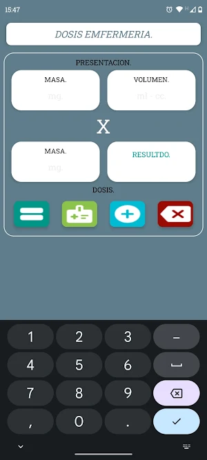 DOSIS ENFERMERIA. Screenshot 1