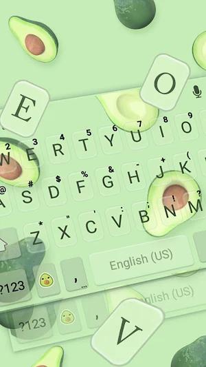 Yummy Avocado Keyboard Theme Screenshot 1