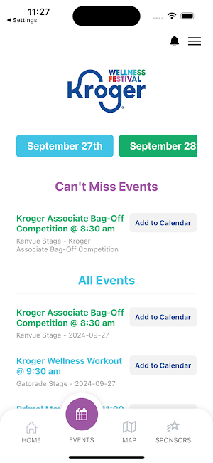 Kroger Wellness Festival Screenshot 3