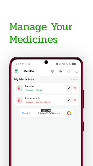 MediGo - Medicine Reminder Screenshot 2