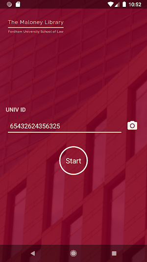 Maloney Library Self Checkout Screenshot 1