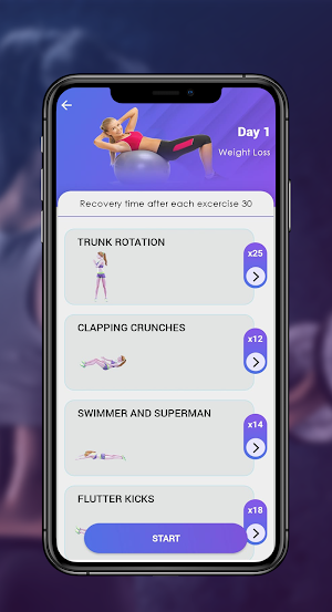 SIX Pack IN 30 Days Challenge Screenshot 2