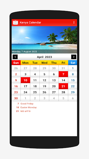 Kenya Calendar 2023 Screenshot 1