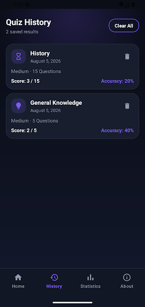 DarkMind Quiz Screenshot 2