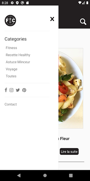Fitness et Calories Screenshot 2