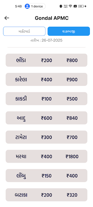 Gondal Bajar Bhav Screenshot 3
