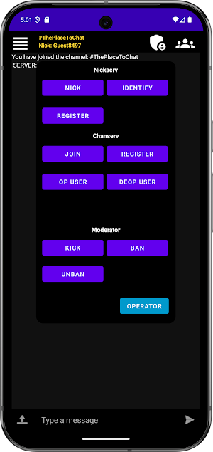Konnect IRC Screenshot 3