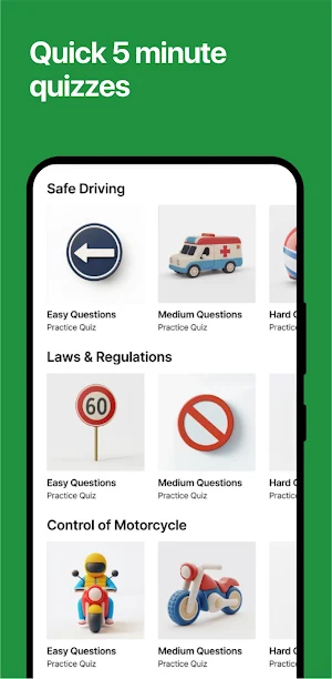 DTT Motorbike Theory Test 2025 Screenshot 2