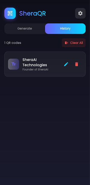 SheraQR –Lifetime QR Generator Screenshot 3