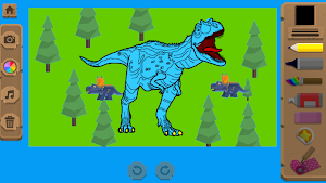Dino World Coloring Screenshot 1