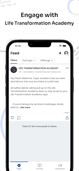 Life Transformation Academy Screenshot 1