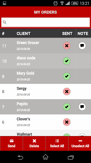 Pocketsales Screenshot 0