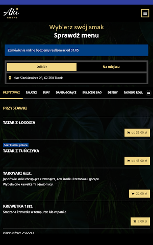 AKI sushi Screenshot 2