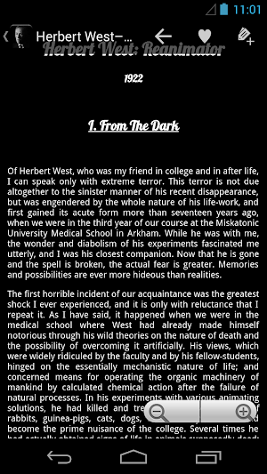 H.P. Lovecraft Horror Stories Screenshot 2