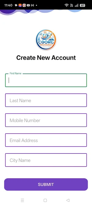 Coorg Recharge Mobile & DTH Screenshot 0