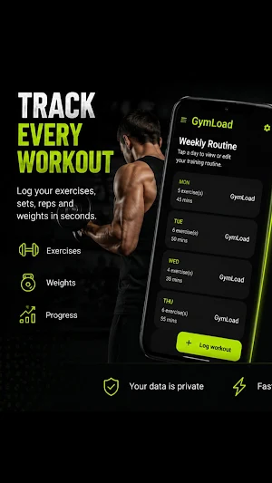 Gym Workout Tracker: GymLoad Screenshot 0
