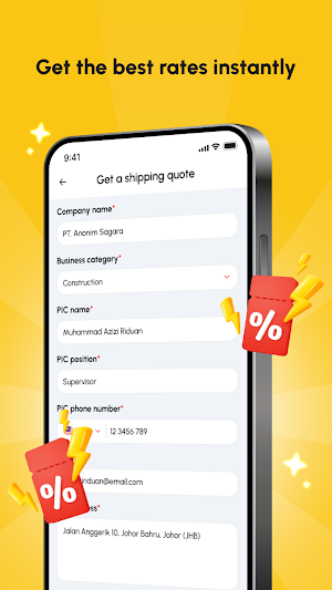 Lion Parcel Screenshot 2