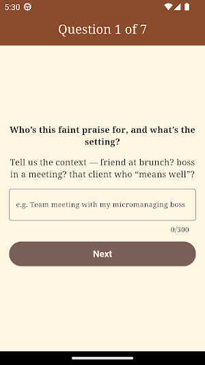 Faint Praise and Flattery Screenshot 3