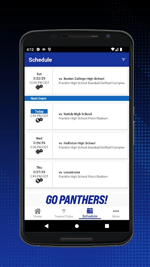 Franklin High School Panthers Screenshot 1