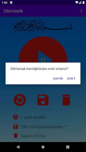 ZikirMatik Screenshot 0