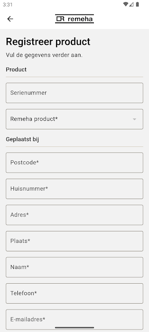 Remeha Scan App Screenshot 2