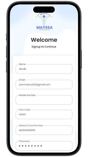 MAYSSA Patient App Screenshot 2