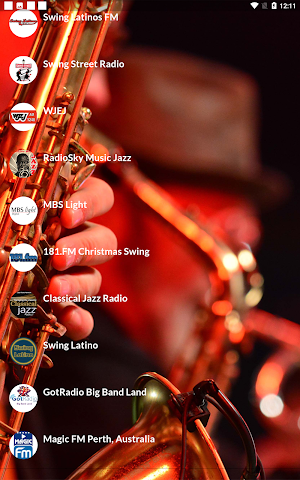 Swing Radios Live Screenshot 3