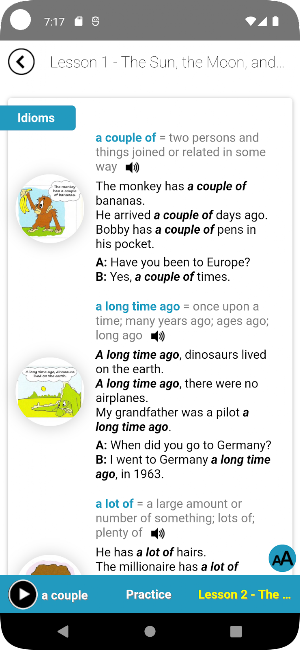 Expressions with Stories 1 Screenshot 1