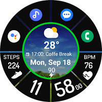 Digital Weather Circle NTV566