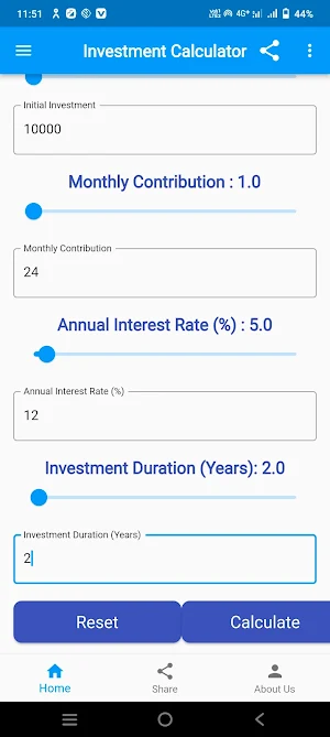 Investment Calculator Screenshot 3