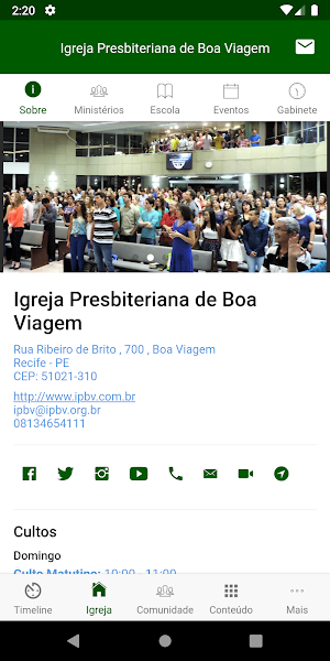 Igreja Presbiteriana de Boa Viagem Screenshot 1