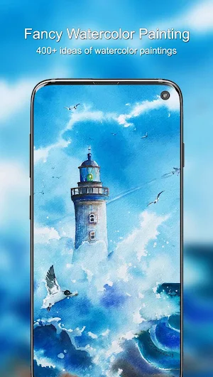 400+ Watercolor Art Paintings Screenshot 1