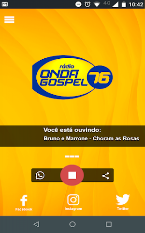Rádio Onda Gospel 76 Screenshot 1