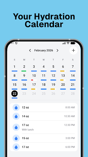 Water Tracker + Drink Reminder Screenshot 2