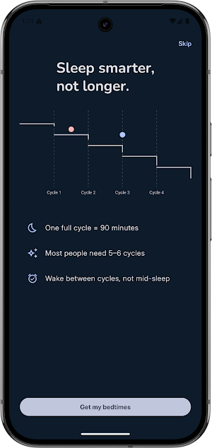 CycleWake Alarm (90Minutes) Screenshot 0