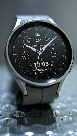 WFP 311 Modern watch face Screenshot 3