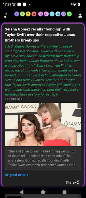 Tayagotchi – Taylor Swift News Screenshot 3