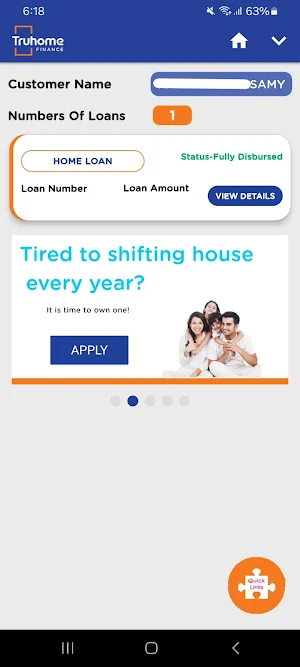 Truhome Finance Screenshot 1